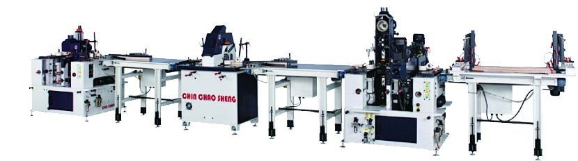 Línea de producción de lijado lineal y curvo GB-625-7