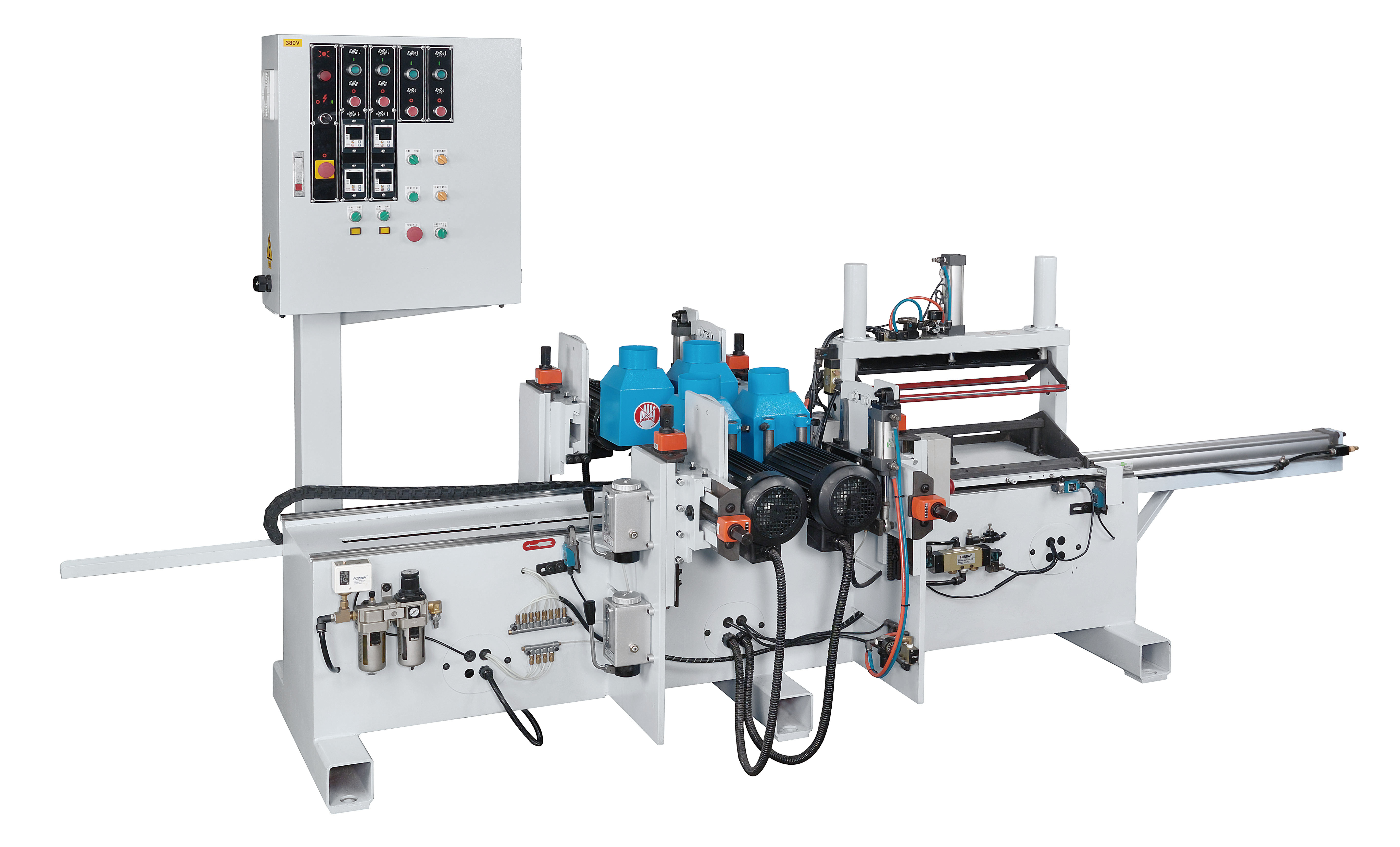Máquina ensambladora de perchas de madera GB-C4E2-R